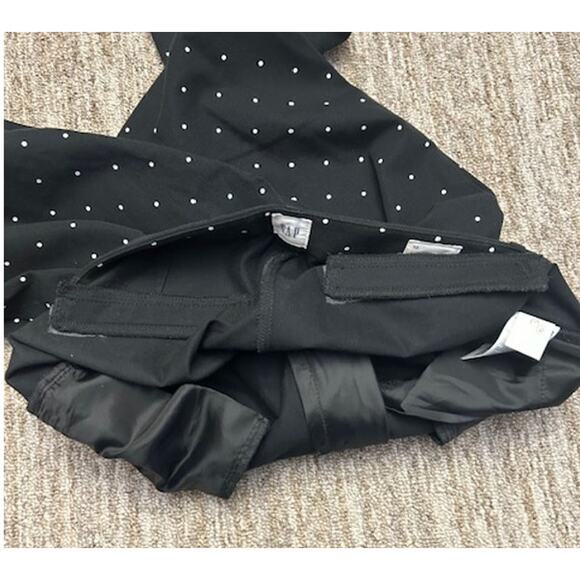 Gap Signature Skinny Black White Polka Dot Stretch Skinny Ankle Pants Size 10 - Picture 9 of 9